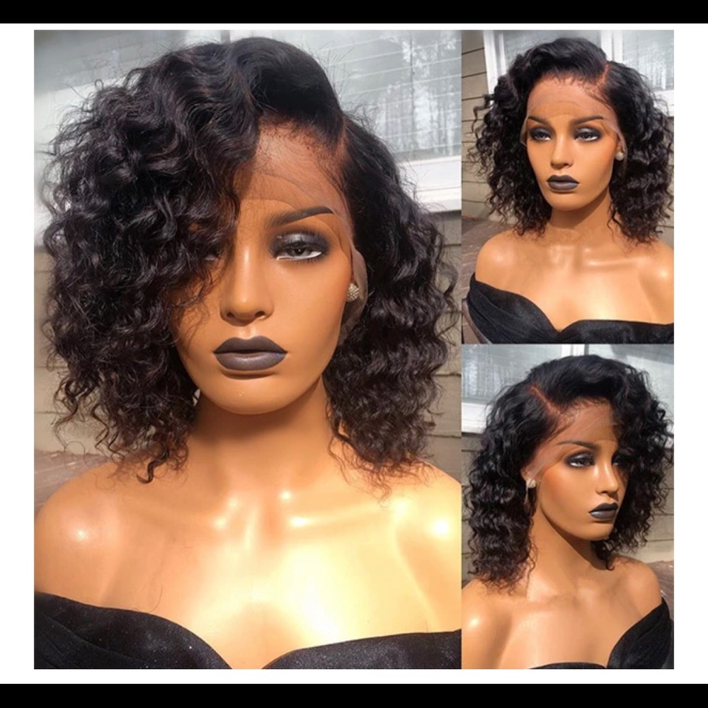 Curly bob/human hair